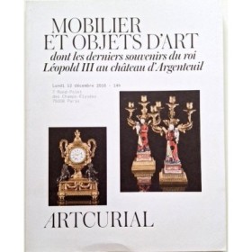 Mobilier et Objets d’Art – Souvenirs du roi Léopold III – Château d’Argenteuil