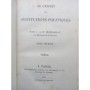 Massabiau, Jean-Antoine-François | De l'esprit des institutions politiques . Par J.-A.-F. Massabiau,...