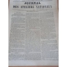 Journal démocratique et officiel des ateliers nationnaux - N°1 - 22