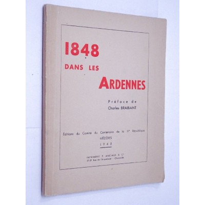 | 1848 dans les Ardennes / préface de Charles Braibant