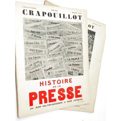 Le Crapouillot | Crapouillot - juin et nov. 1934. Histoire de la presse 1 et 2