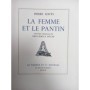 Femme et le pantin . Gravures originales de Paul-Emile Bécat