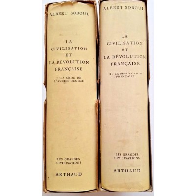 La civilisation et la Révolution française Tome 1 et Tome 2