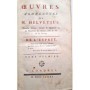 Oeuvres complètes de M. Helvétius. De l'Esprit - De L'Homme