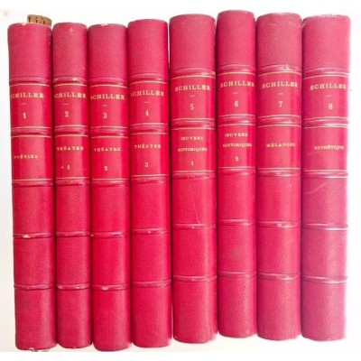 Oeuvres de Schiller ( complet 8 Tomes )