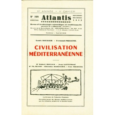 Revue Atlantis N°199 / 1959 / Civilisation méditerranéenne / REIMPRESSION