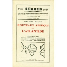 Revue Atlantis N°204 / 1960 / Nouveaux aperçus sur l’Atlantide  / REIMPRESSION