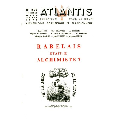 Revue Atlantis N°262 / 1971 / Rabelais était-il alchimiste ? / ORIGINAL
