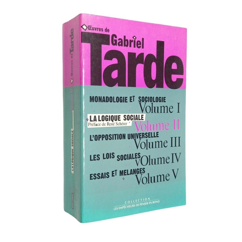 Oeuvres de Gabriel Tarde