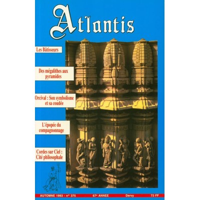 Revue Atlantis N°375 / 1993 / Les Bâtisseurs / ORIGINAL