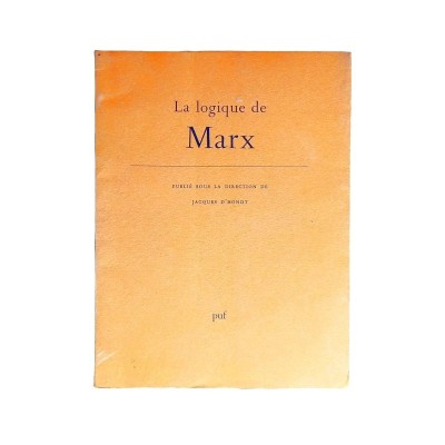 | La Logique de Marx / publié par le Centre de recherche et de documentation sur Hegel et Marx