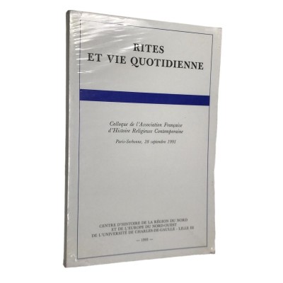 Association française d'histoire religieuse contemporaine. | Rites et vie quotidienne