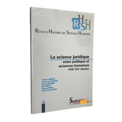 Collectif | Revue d'histoire des sciences humaines