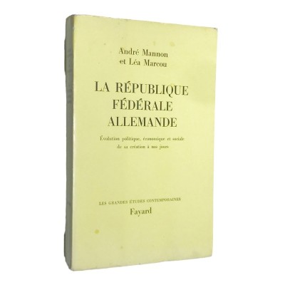 André Mannon et Léa Marcou | La République fédérale allemande