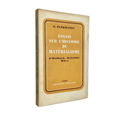 G. Plékhanov | Essais sur l'histoire du matérialisme . D'Holbach