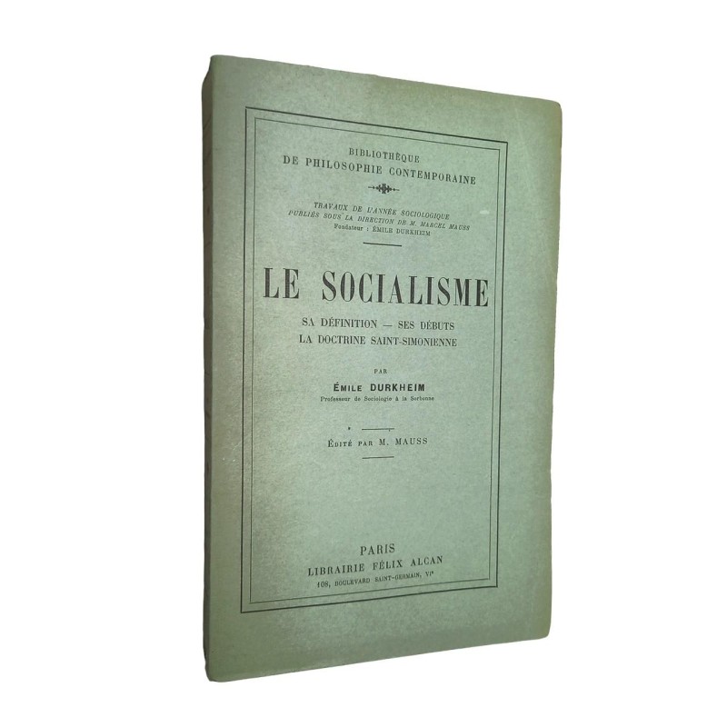 Le socialisme sa définition, ses débuts, la doctrine saintsimonienne