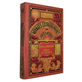 Robur le conquérant - Un billet de loterie - Frritt-Flacc - Cartonnage Hachette - collection hetzel